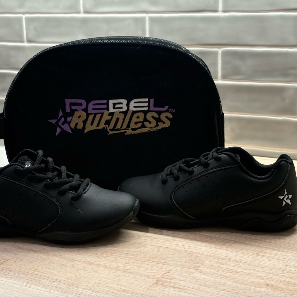 Rebel Ruthless Kids Black Shoes